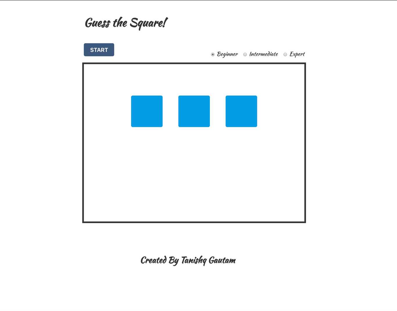 Guess the Square